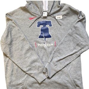Nike Gray Philadelphia Phillies Postseason Hoodie 2024